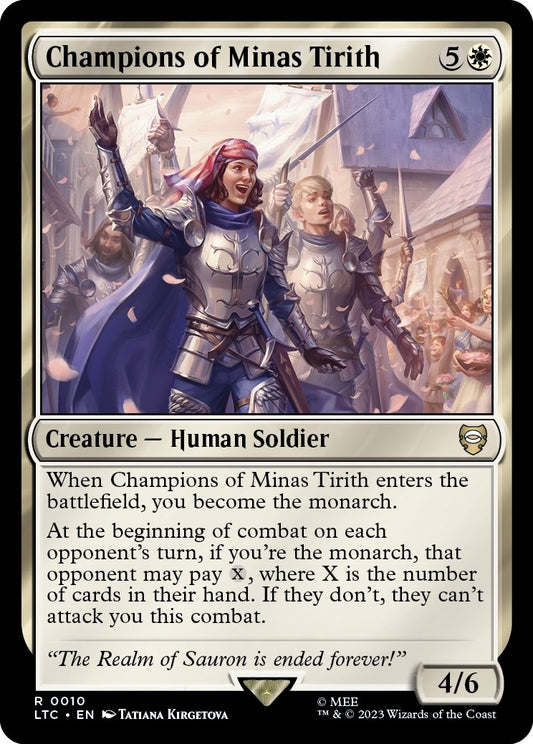 Image for Champions of Minas Tirith (10) (Commander: The Lord of the Rings: Tales of Middle-earth) - Magic: The Gathering