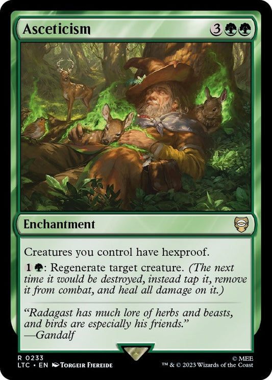 Image for Asceticism (233) (Commander: The Lord of the Rings: Tales of Middle-earth) - Magic: The Gathering