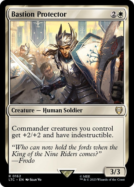Image for Bastion Protector (162) (Commander: The Lord of the Rings: Tales of Middle-earth) - Magic: The Gathering
