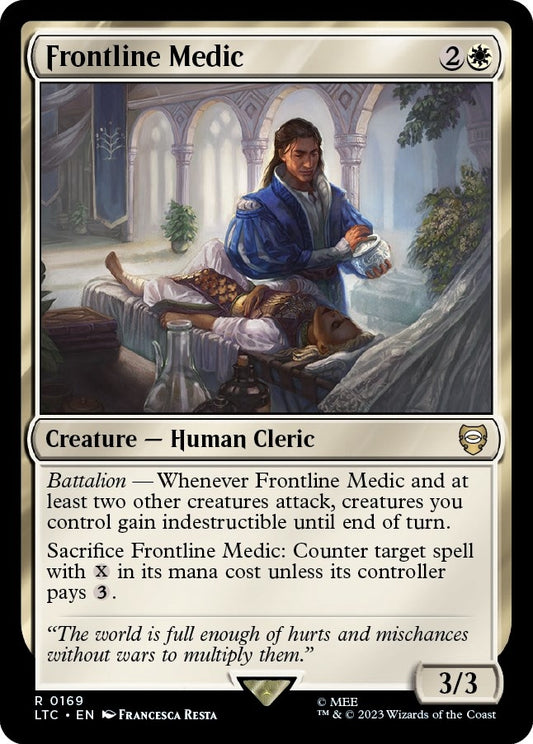 Image for Frontline Medic (169) (Commander: The Lord of the Rings: Tales of Middle-earth) - Magic: The Gathering