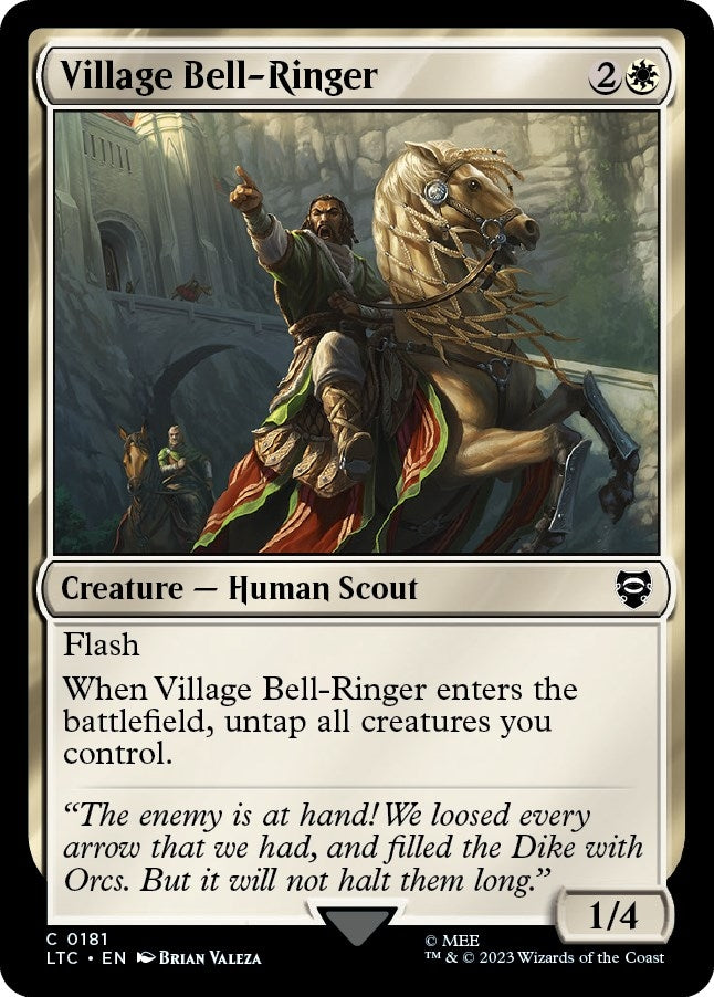 Image for Village Bell-Ringer (181) (Commander: The Lord of the Rings: Tales of Middle-earth) - Magic: The Gathering
