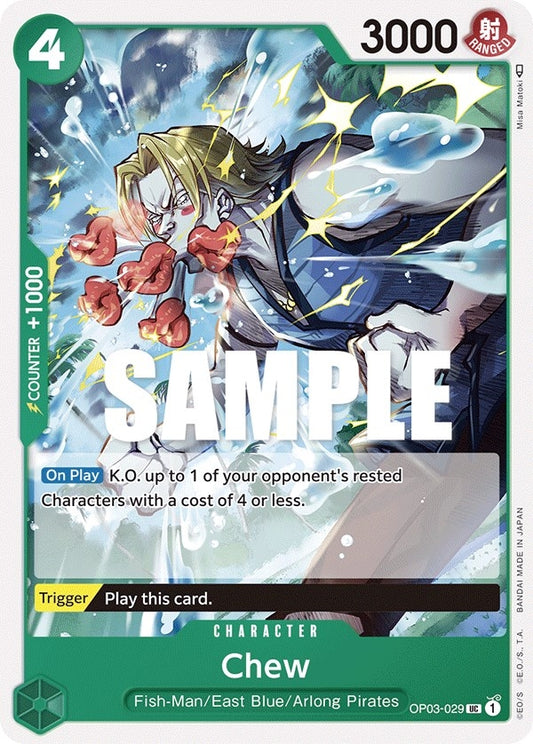 Image for Chew (OP03-029) (Pillars of Strength) - One Piece Card Game