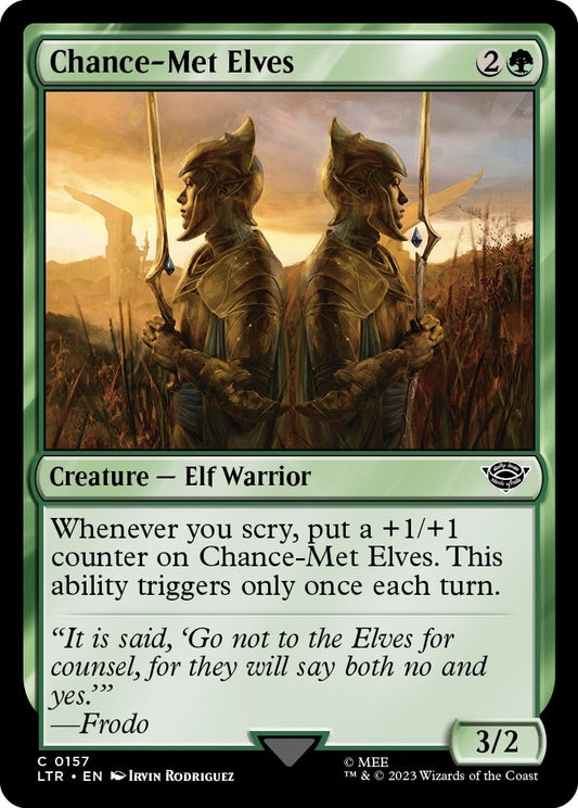 Image for Chance-Met Elves (157) (Universes Beyond: The Lord of the Rings: Tales of Middle-earth) - Magic: The Gathering