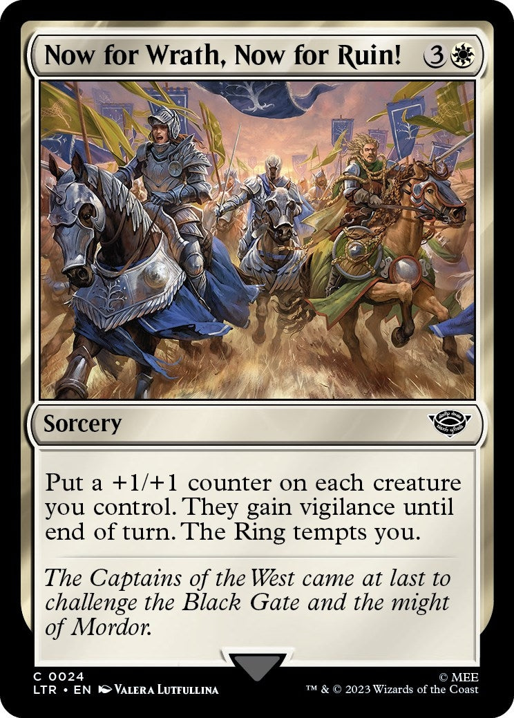 Image for Now for Wrath, Now for Ruin! (24) (Universes Beyond: The Lord of the Rings: Tales of Middle-earth) - Magic: The Gathering