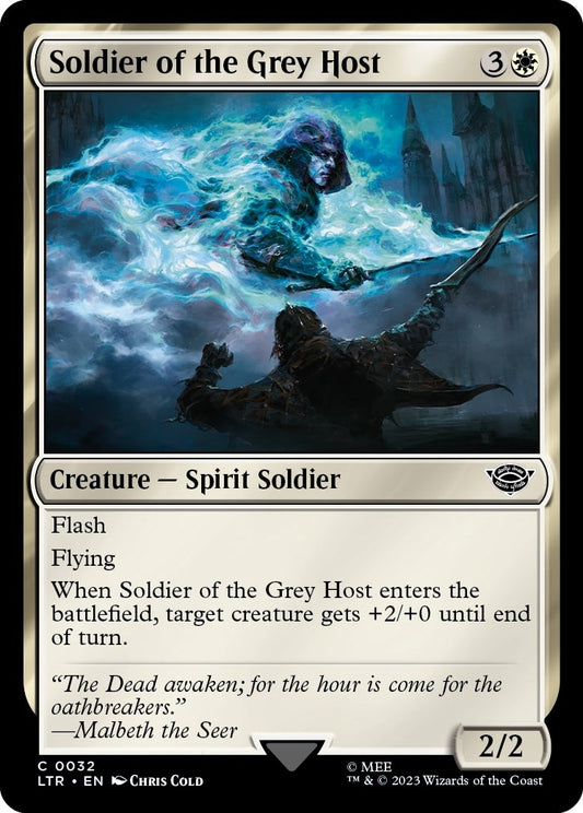 Image for Soldier of the Grey Host (32) (Universes Beyond: The Lord of the Rings: Tales of Middle-earth) - Magic: The Gathering