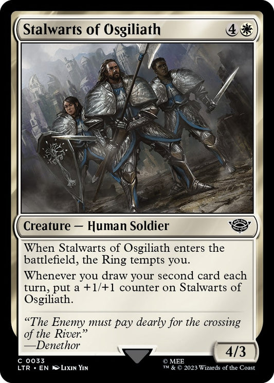 Image for Stalwarts of Osgiliath (33) (Universes Beyond: The Lord of the Rings: Tales of Middle-earth) - Magic: The Gathering