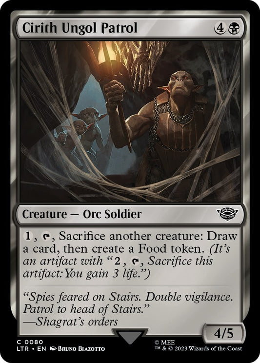 Image for Cirith Ungol Patrol (80) (Universes Beyond: The Lord of the Rings: Tales of Middle-earth) - Magic: The Gathering