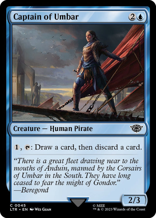 Image for Captain of Umbar (45) (Universes Beyond: The Lord of the Rings: Tales of Middle-earth) - Magic: The Gathering