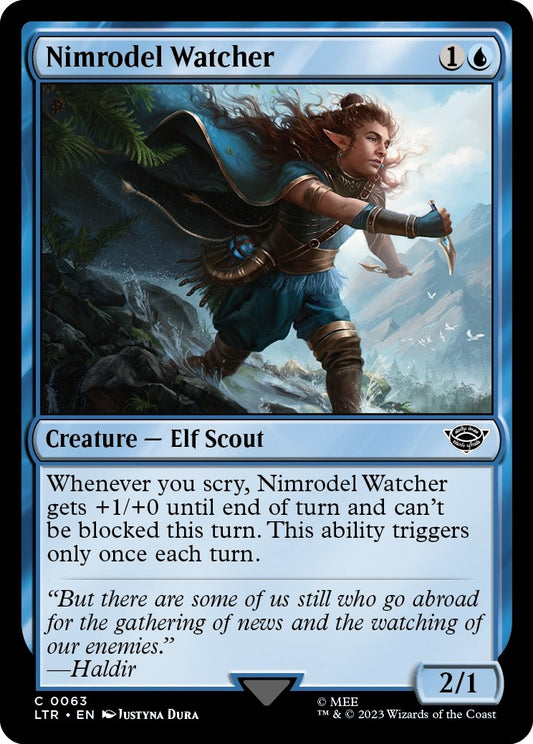 Image for Nimrodel Watcher (63) (Universes Beyond: The Lord of the Rings: Tales of Middle-earth) - Magic: The Gathering