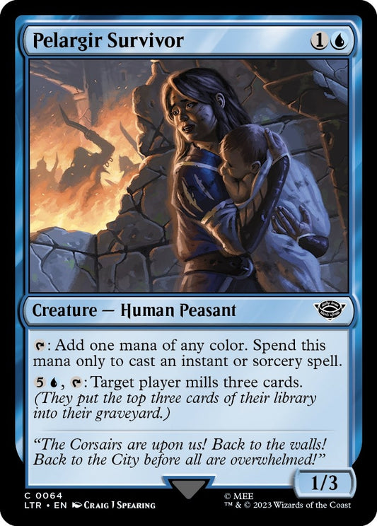 Image for Pelargir Survivor (64) (Universes Beyond: The Lord of the Rings: Tales of Middle-earth) - Magic: The Gathering