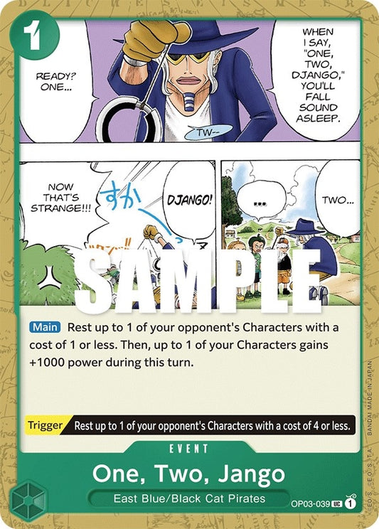 Image for One, Two, Jango (OP03-039) (Pillars of Strength) - One Piece Card Game