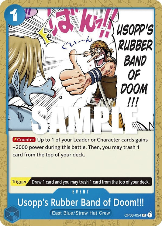 Image for Usopp's Rubber Band of Doom!!! (OP03-054) (Pillars of Strength) - One Piece Card Game