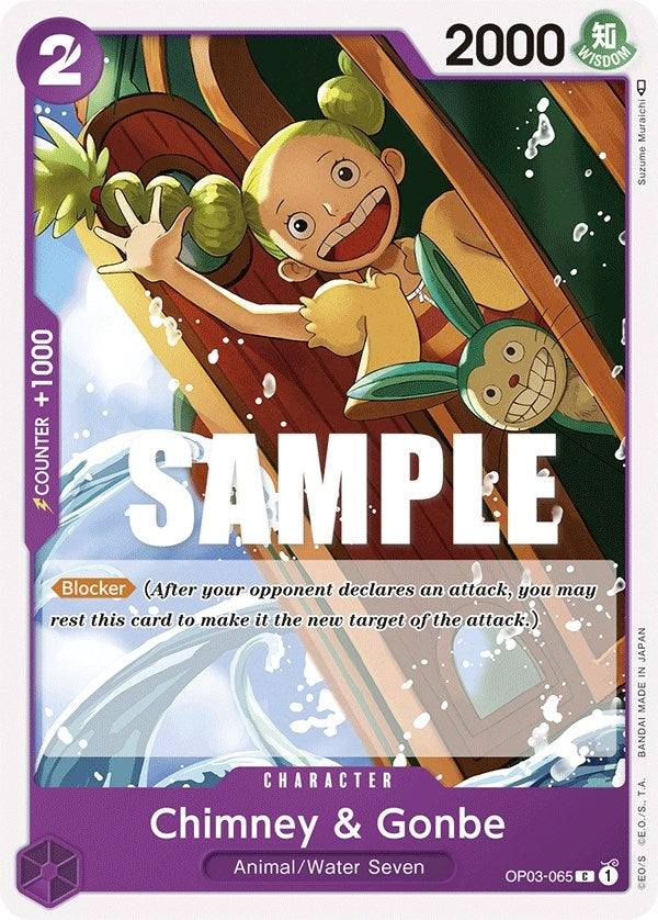 Image for Chimney & Gonbe (OP03-065) (Pillars of Strength) - One Piece Card Game