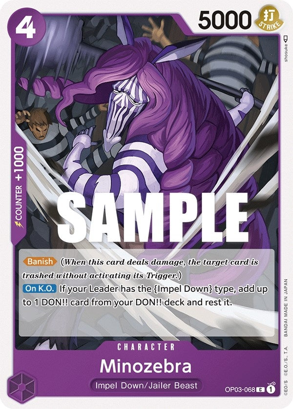 Image for Minozebra (OP03-068) (Pillars of Strength) - One Piece Card Game