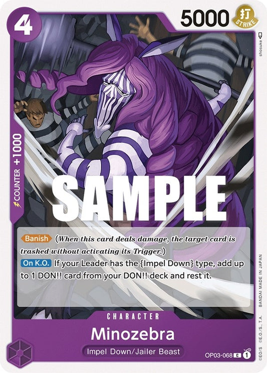 Image for Minozebra (OP03-068) (Pillars of Strength) - One Piece Card Game