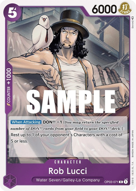 Image for Rob Lucci (071) (OP03-071) (Pillars of Strength) - One Piece Card Game