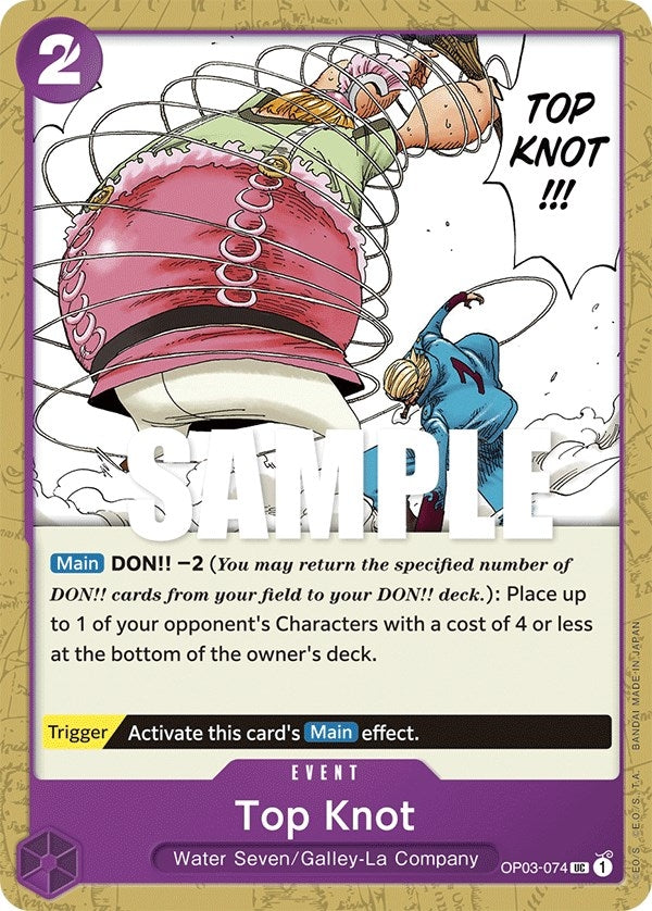 Image for Top Knot (OP03-074) (Pillars of Strength) - One Piece Card Game