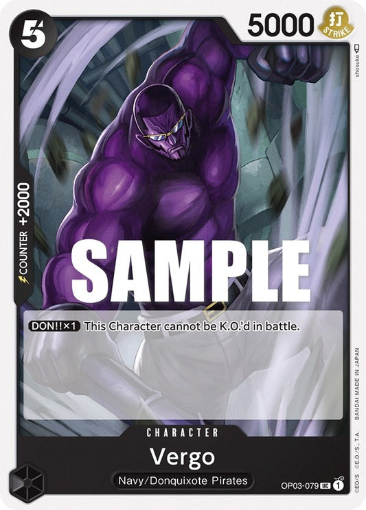 Image for Vergo (OP03-079) (Pillars of Strength) - One Piece Card Game