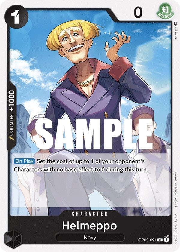 Image for Helmeppo (OP03-091) (Pillars of Strength) - One Piece Card Game