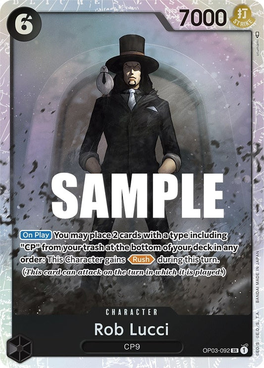 Image for Rob Lucci (092) (OP03-092) (Pillars of Strength) - One Piece Card Game
