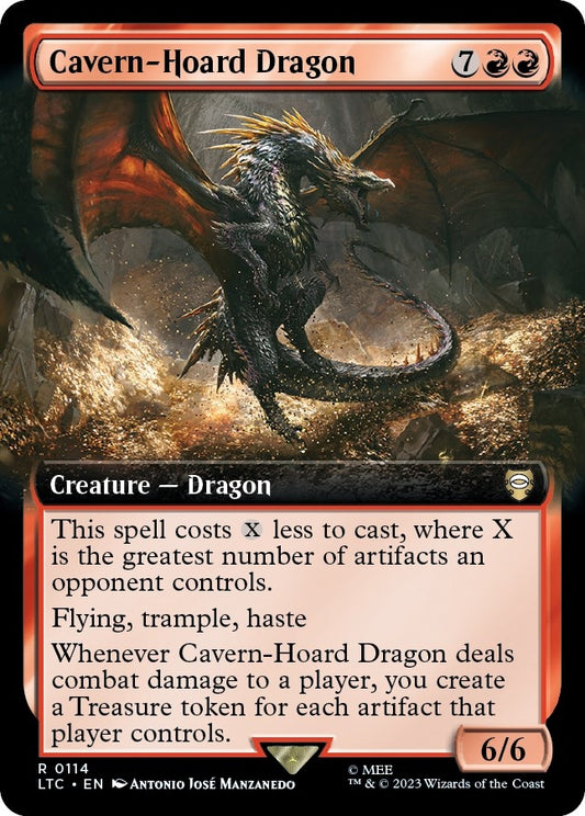 Image for Cavern-Hoard Dragon (Extended Art) (114) (Commander: The Lord of the Rings: Tales of Middle-earth) - Magic: The Gathering