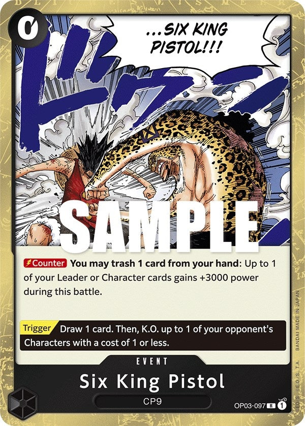 Image for Six King Pistol (OP03-097) (Pillars of Strength) - One Piece Card Game