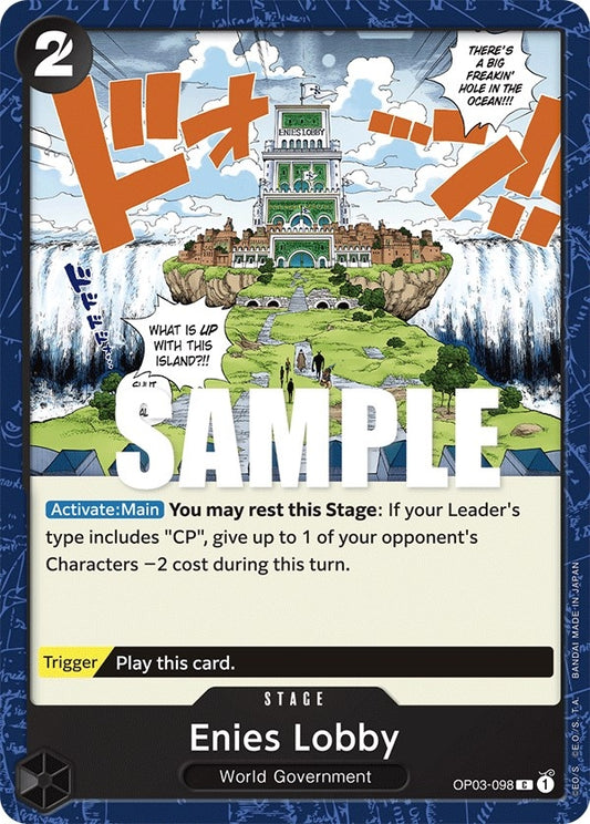 Image for Enies Lobby (OP03-098) (Pillars of Strength) - One Piece Card Game