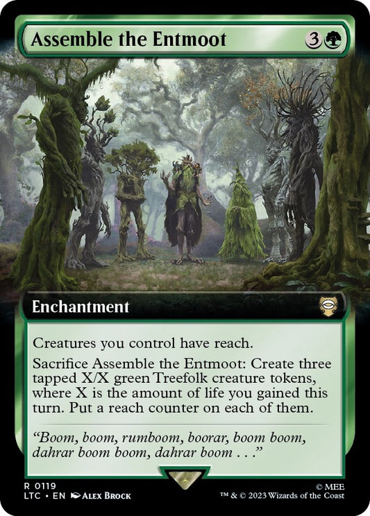 Image for Assemble the Entmoot (Extended Art) (119) (Commander: The Lord of the Rings: Tales of Middle-earth) - Magic: The Gathering
