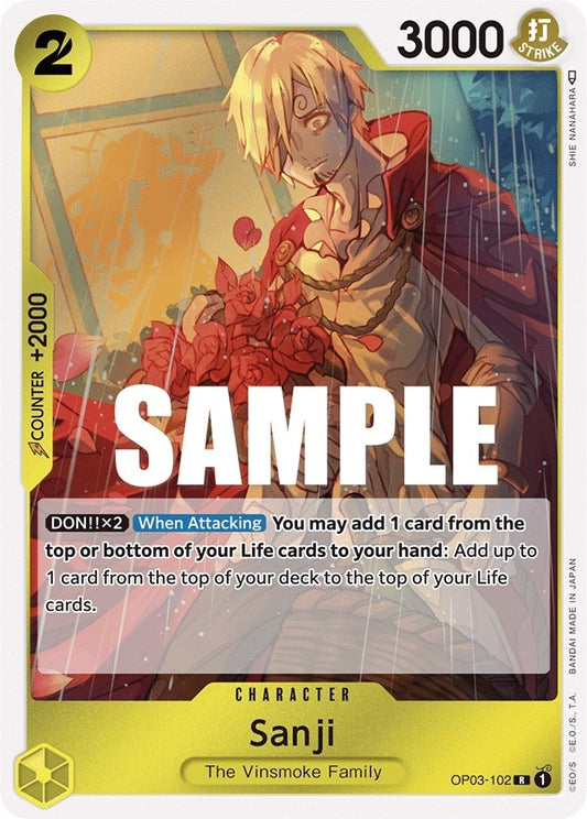 Image for Sanji (OP03-102) (Pillars of Strength) - One Piece Card Game