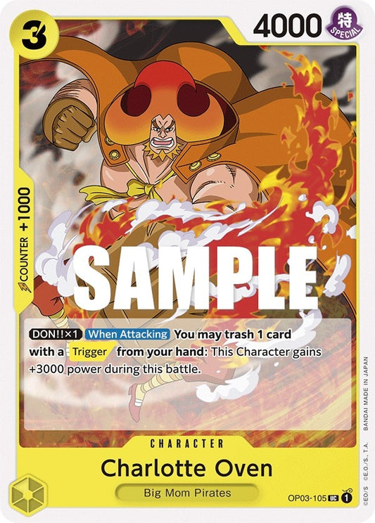 Image for Charlotte Oven (OP03-105) (Pillars of Strength) - One Piece Card Game