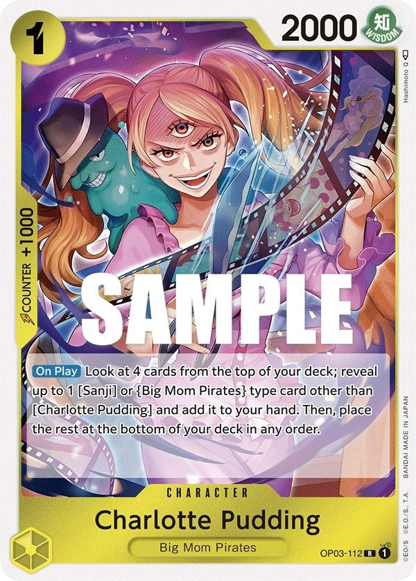 Image for Charlotte Pudding (OP03-112) (Pillars of Strength) - One Piece Card Game
