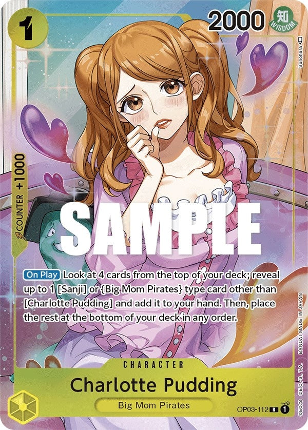 Image for Charlotte Pudding (Alternate Art) (OP03-112) (Pillars of Strength) - One Piece Card Game