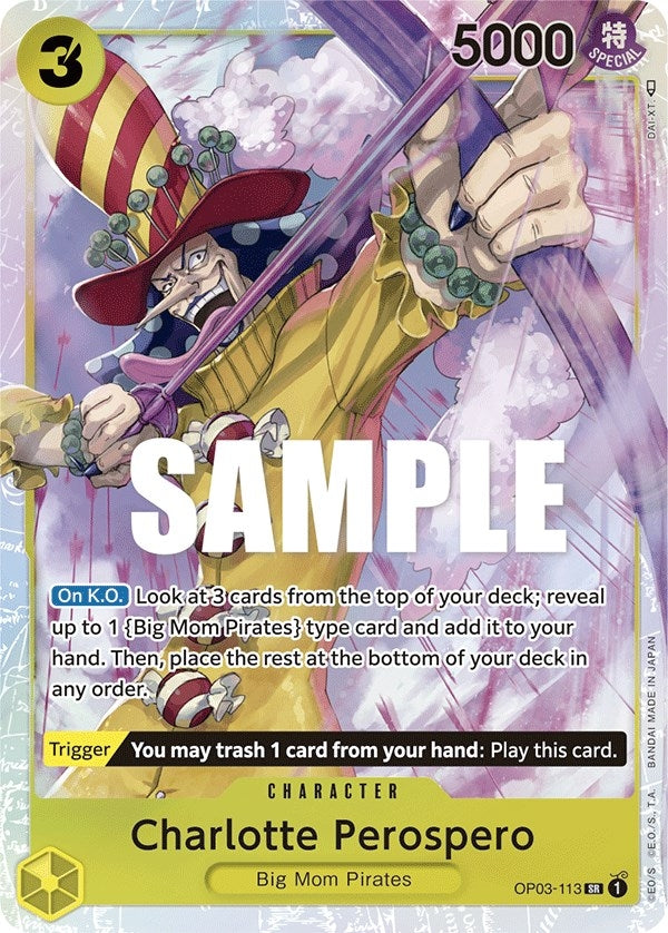 Image for Charlotte Perospero (OP03-113) (Pillars of Strength) - One Piece Card Game