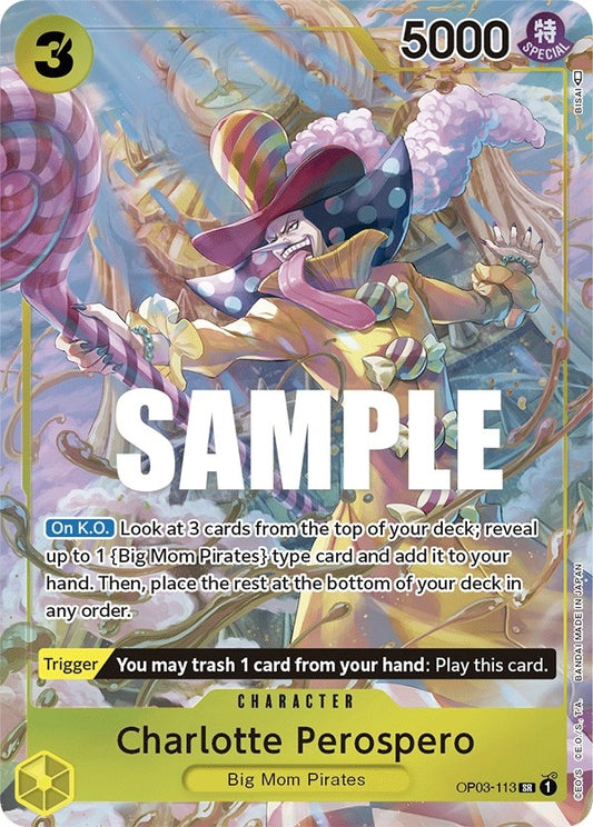 Image for Charlotte Perospero (Alternate Art) (OP03-113) (Pillars of Strength) - One Piece Card Game