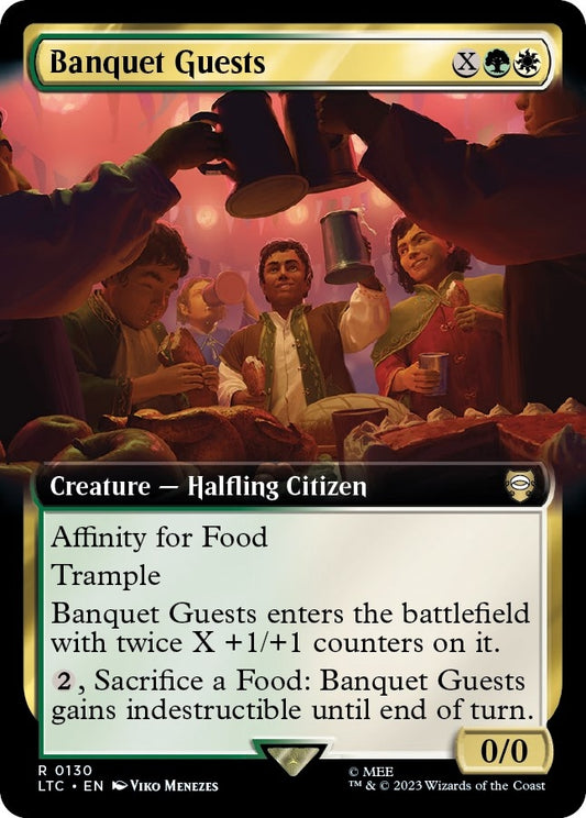 Image for Banquet Guests (Extended Art) (130) (Commander: The Lord of the Rings: Tales of Middle-earth) - Magic: The Gathering