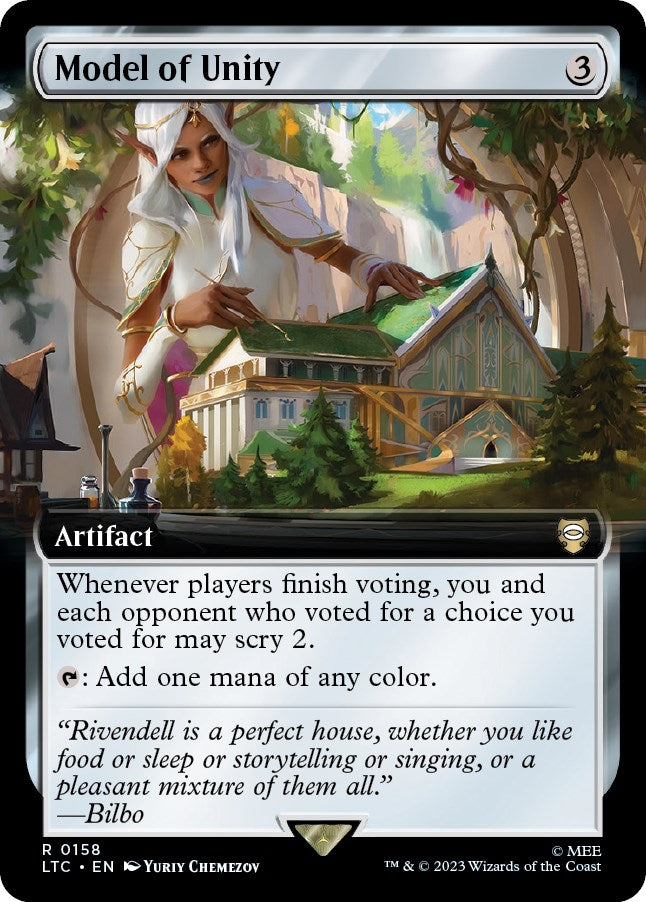 Image for Model of Unity (Extended Art) (158) (Commander: The Lord of the Rings: Tales of Middle-earth) - Magic: The Gathering