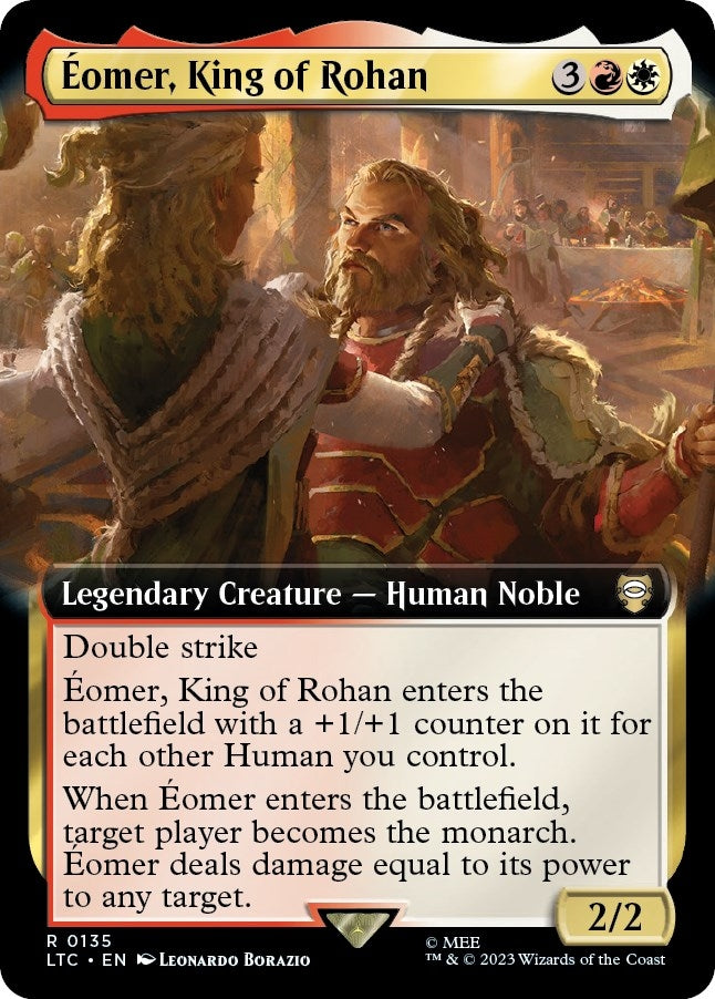 Image for Eomer, King of Rohan (Extended Art) (135) (Commander: The Lord of the Rings: Tales of Middle-earth) - Magic: The Gathering