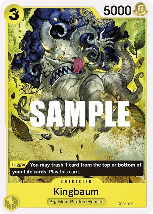 Image for Kingbaum (OP03-100) (Pillars of Strength) - One Piece Card Game