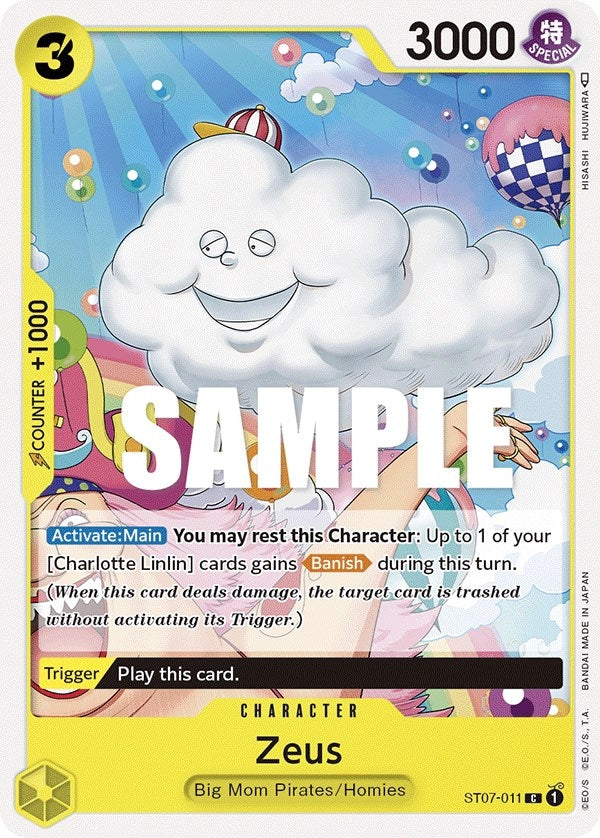 Image for Zeus (ST07-011) (Starter Deck 7: Big Mom Pirates) - One Piece Card Game