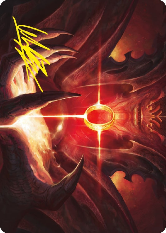 Image for Sol Ring Art Card (Gold-Stamped Signature) (76) (Art Series: Universes Beyond: The Lord of the Rings: Tales of Middle-earth) - Magic: The Gathering