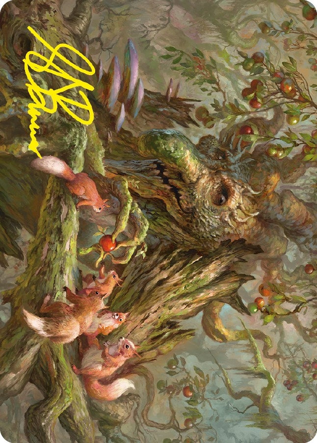Image for Generous Ent Art Card (Gold-Stamped Signature) (11) (Art Series: Universes Beyond: The Lord of the Rings: Tales of Middle-earth) - Magic: The Gathering