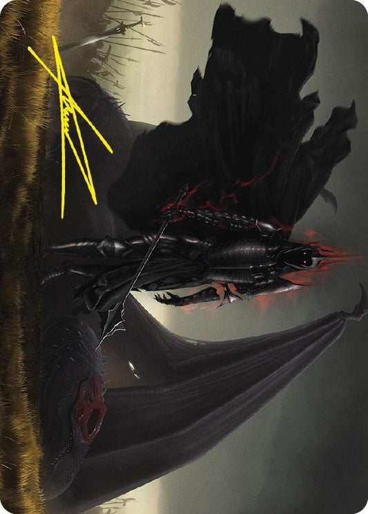 Image for Witch-king of Angmar Art Card (Gold-Stamped Signature) (43) (Art Series: Universes Beyond: The Lord of the Rings: Tales of Middle-earth) - Magic: The Gathering
