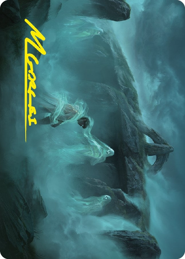 Image for Fog on the Barrow-Downs Art Card (Gold-Stamped Signature) (2) (Art Series: Universes Beyond: The Lord of the Rings: Tales of Middle-earth) - Magic: The Gathering