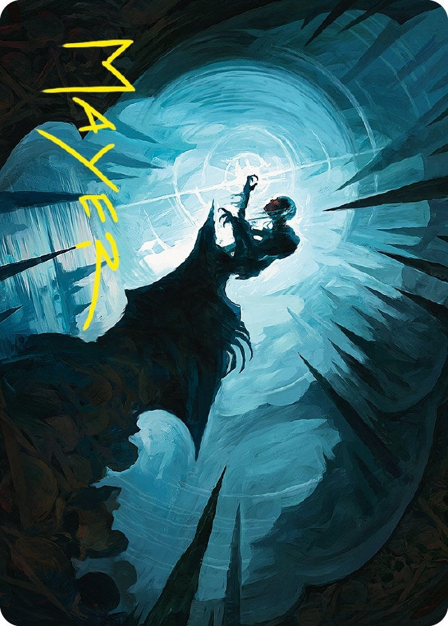 Image for Gollum, Patient Plotter Art Card (Gold-Stamped Signature) (41) (Art Series: Universes Beyond: The Lord of the Rings: Tales of Middle-earth) - Magic: The Gathering