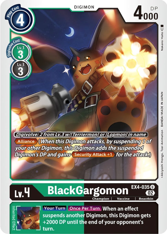 Image for BlackGargomon (EX4-035 U) (Alternative Being Booster) - Digimon Card Game