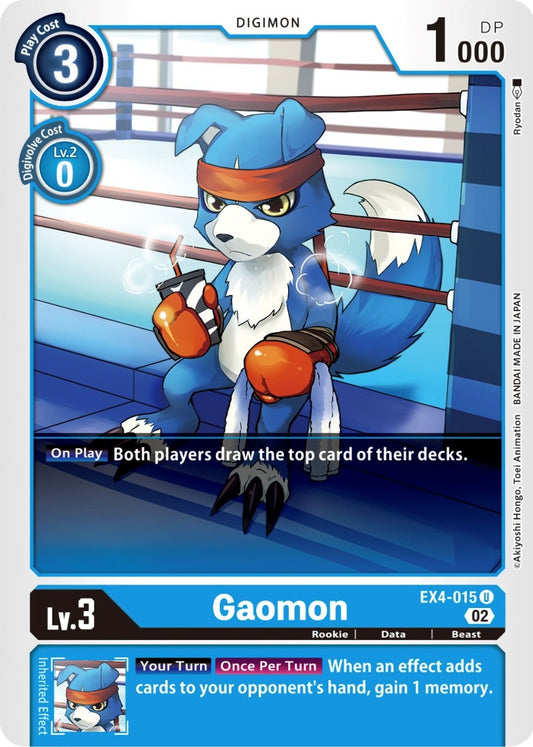 Image for Gaomon (EX4-015 U) (Alternative Being Booster) - Digimon Card Game