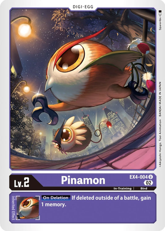 Image for Pinamon (EX4-004 U) (Alternative Being Booster) - Digimon Card Game
