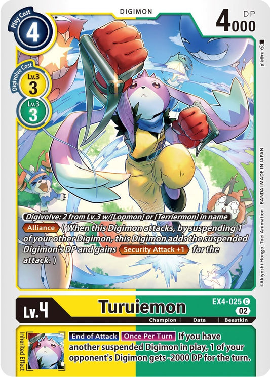 Image for Turuiemon (EX4-025 C) (Alternative Being Booster) - Digimon Card Game