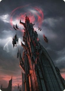 Image for Barad-dur Art Card (54) (Art Series: Universes Beyond: The Lord of the Rings: Tales of Middle-earth) - Magic: The Gathering