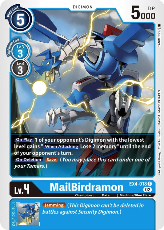 Image for MailBirdramon (EX4-018 C) (Alternative Being Booster) - Digimon Card Game